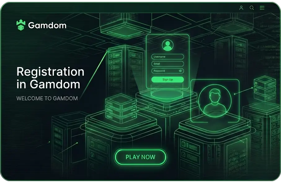 Gamdom Espana registration