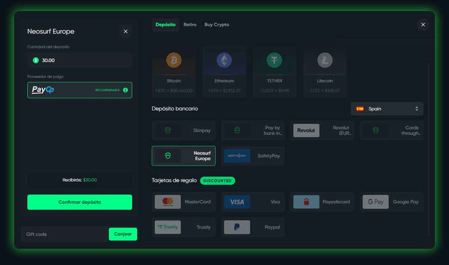 gamdom payment